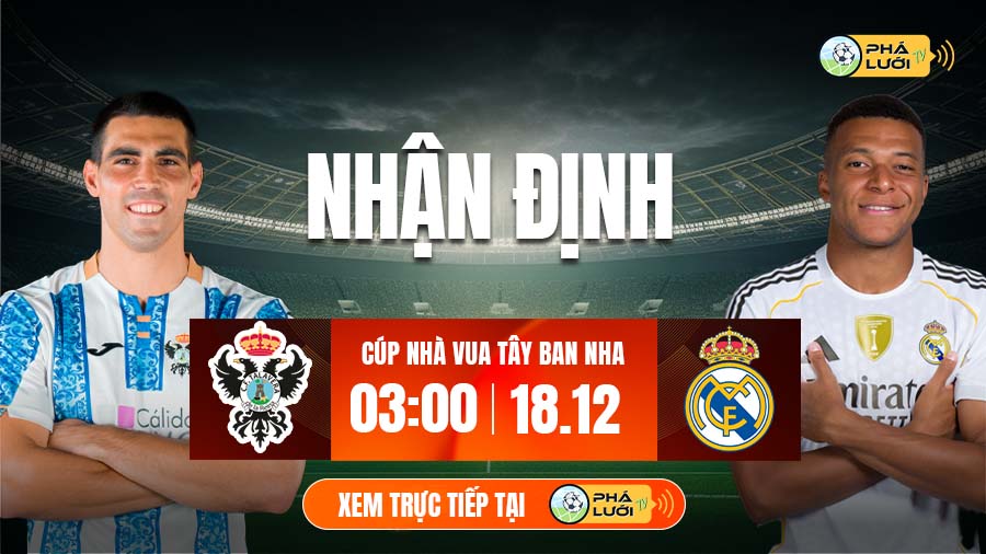 Soi kèo Talavera de la Reina vs Real Madrid hôm nay, 3h00 ngày 18/12, Cúp nhà Vua