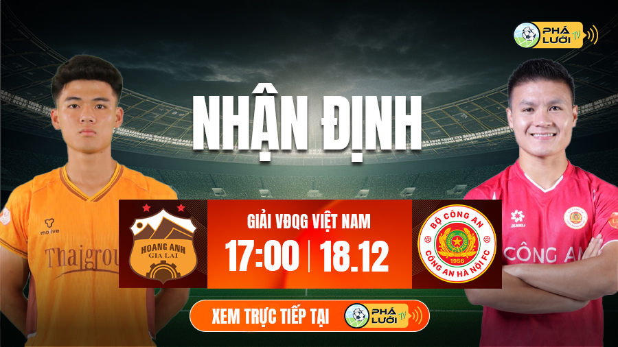 Soi kèo HAGL vs Công An Hà Nội hôm nay, 17h00 ngày 18/12, V League 2025/26